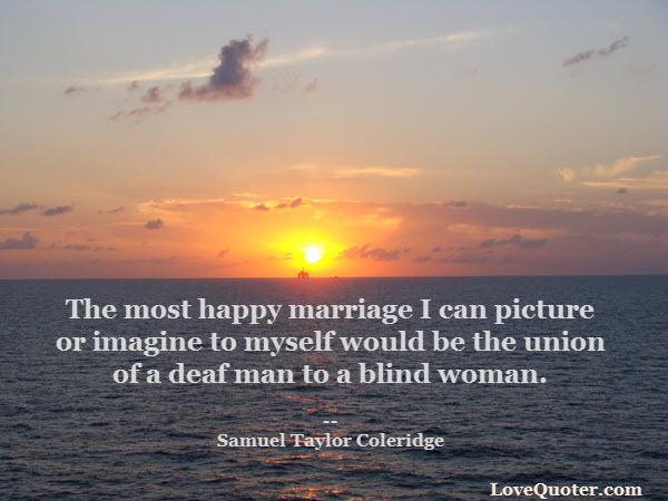 Quotation about the perfect marriage